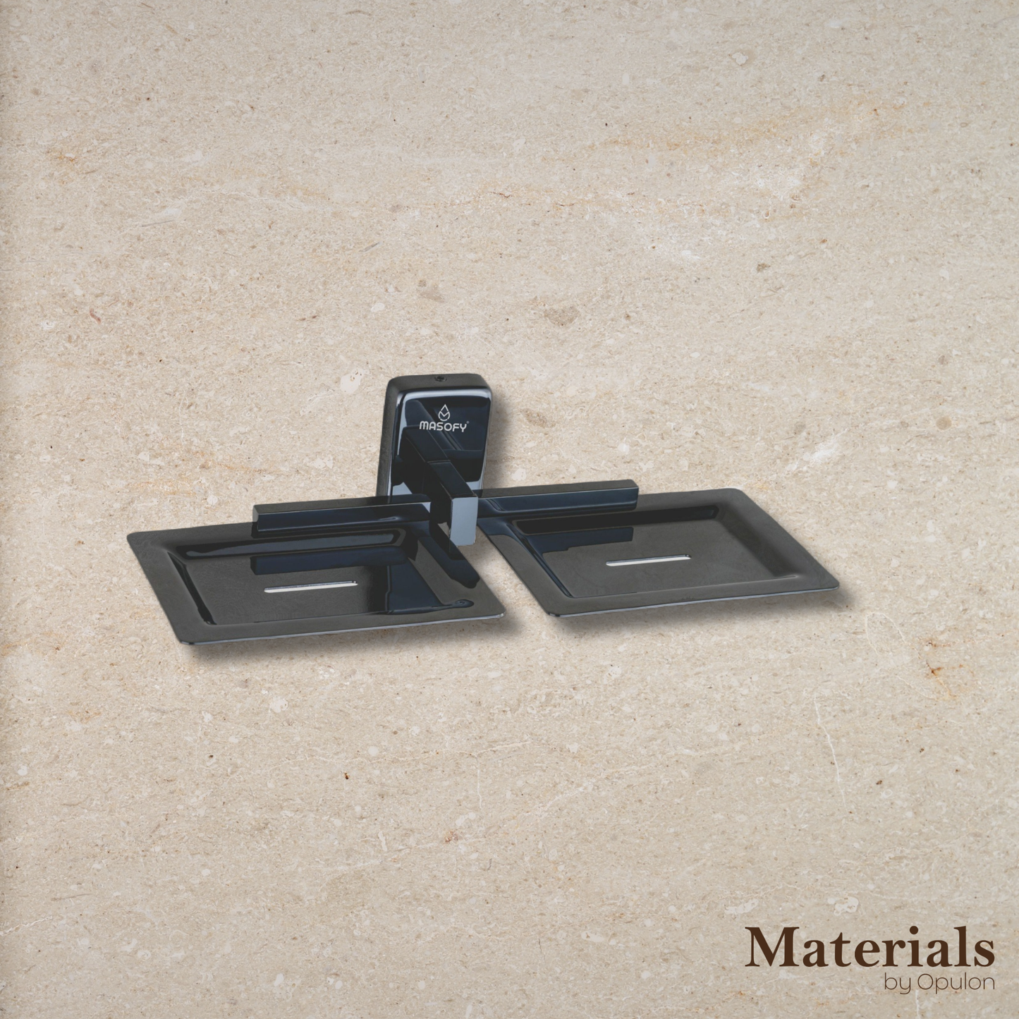 Masofy SS304 Wall Mounted Double Soap Dish – Hippo Series (Premium, Rust-Resistant & Heavy-Duty)