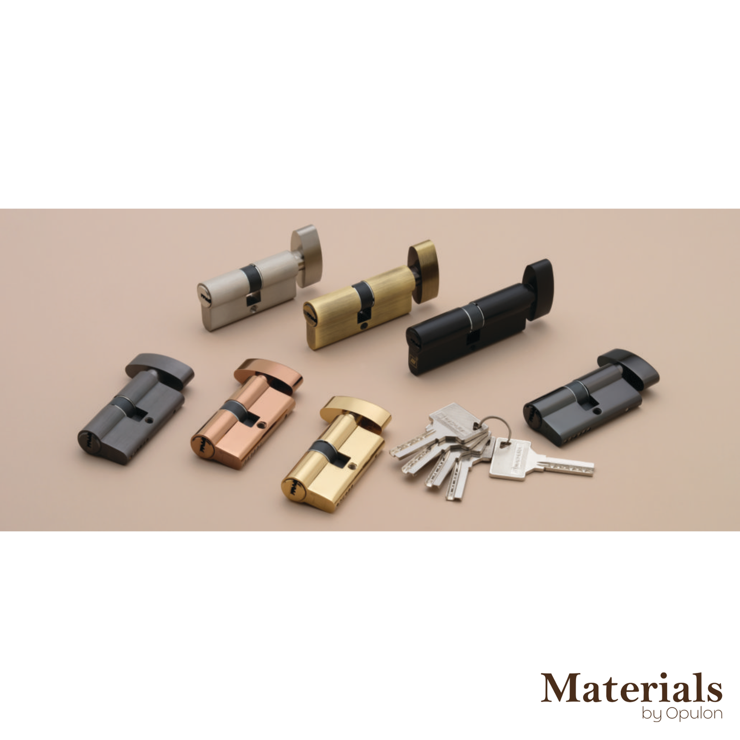 Madhuram - Mortise Lock cylinder - 1 Side Key - 1 Side Knob