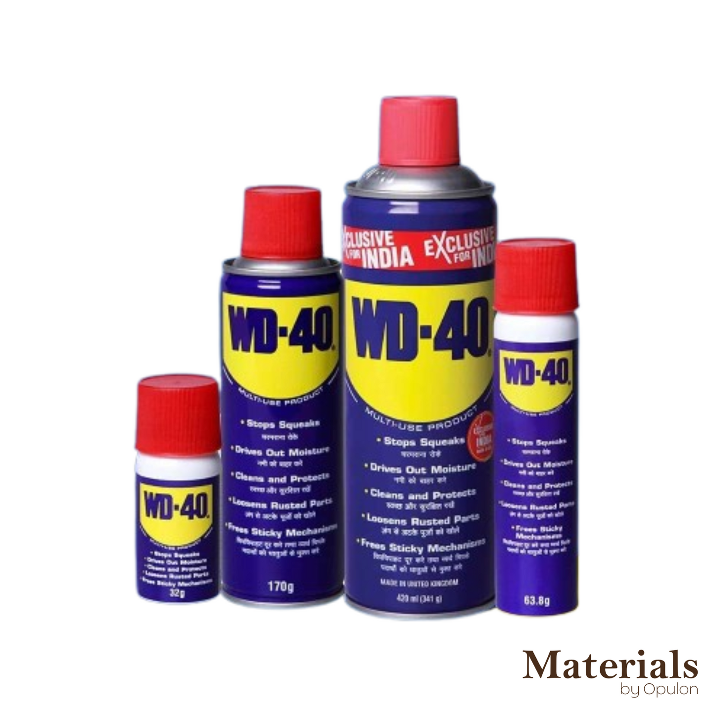 Pidilite - WD 40 - Multipurpose Spray - Contact Cleaner - Rust Remover - Clean Bike Chain - Hinge Lubricant -