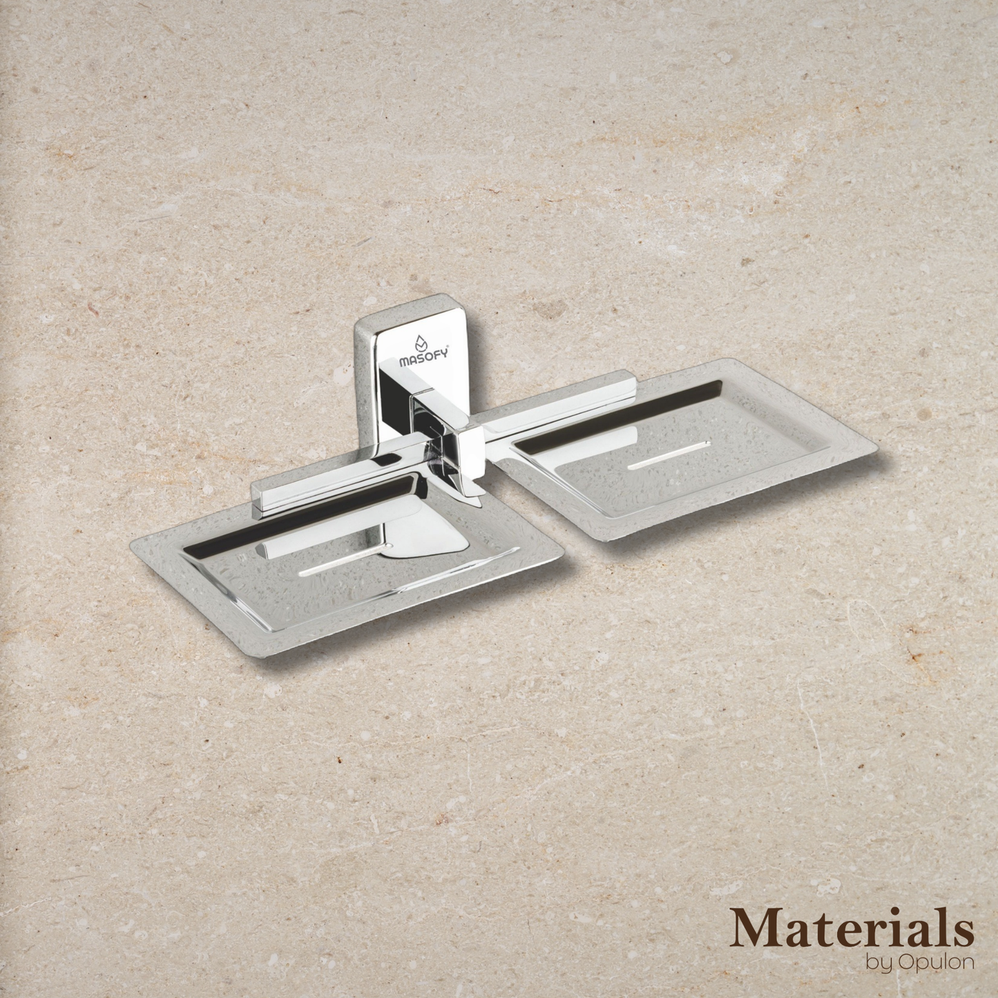 Masofy SS304 Wall Mounted Double Soap Dish – Hippo Series (Premium, Rust-Resistant &amp; Heavy-Duty)