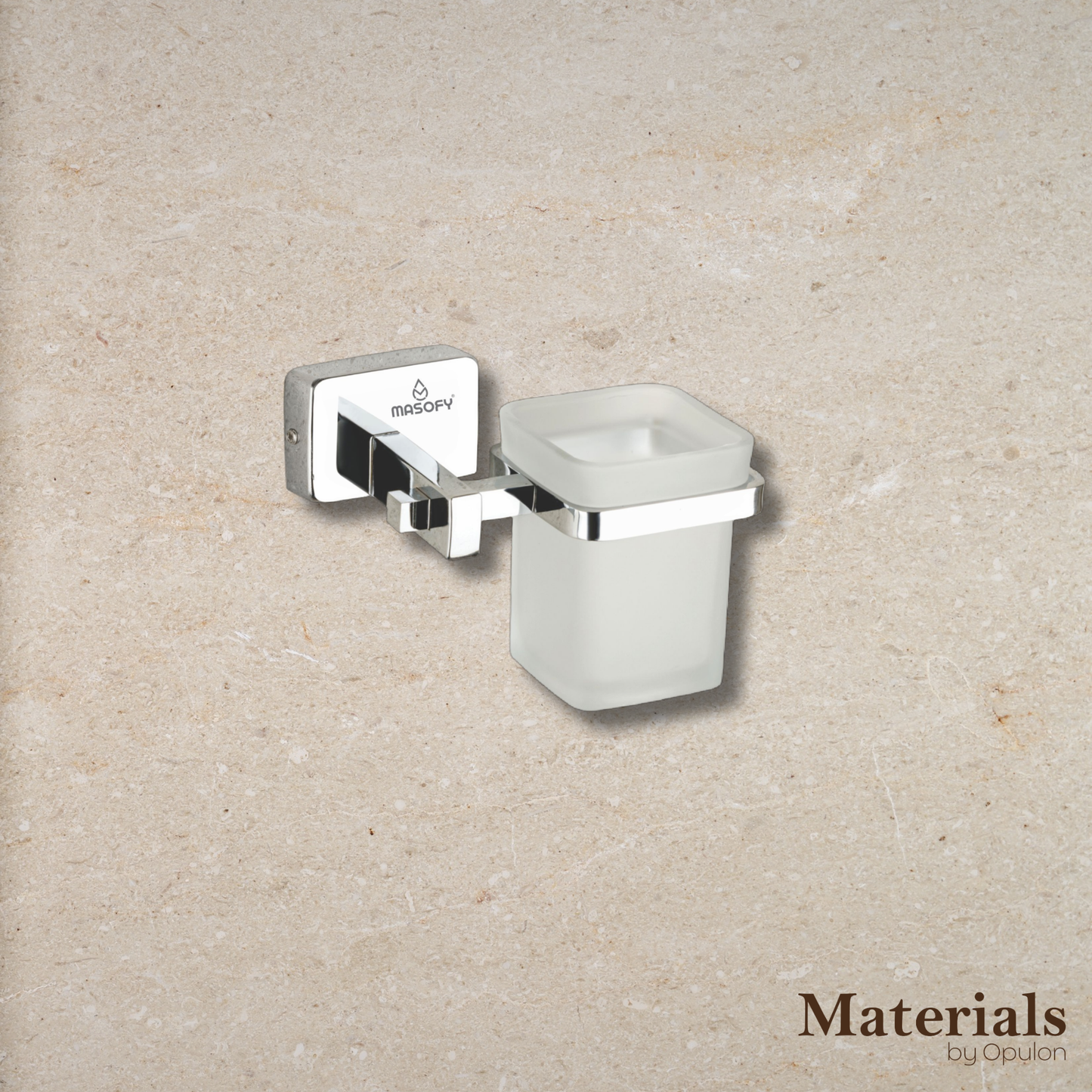 Masofy SS304 Wall Mounted Glass Tumbler Holder – Hippo Series (Premium, Rust-Resistant &amp; Heavy-Duty)