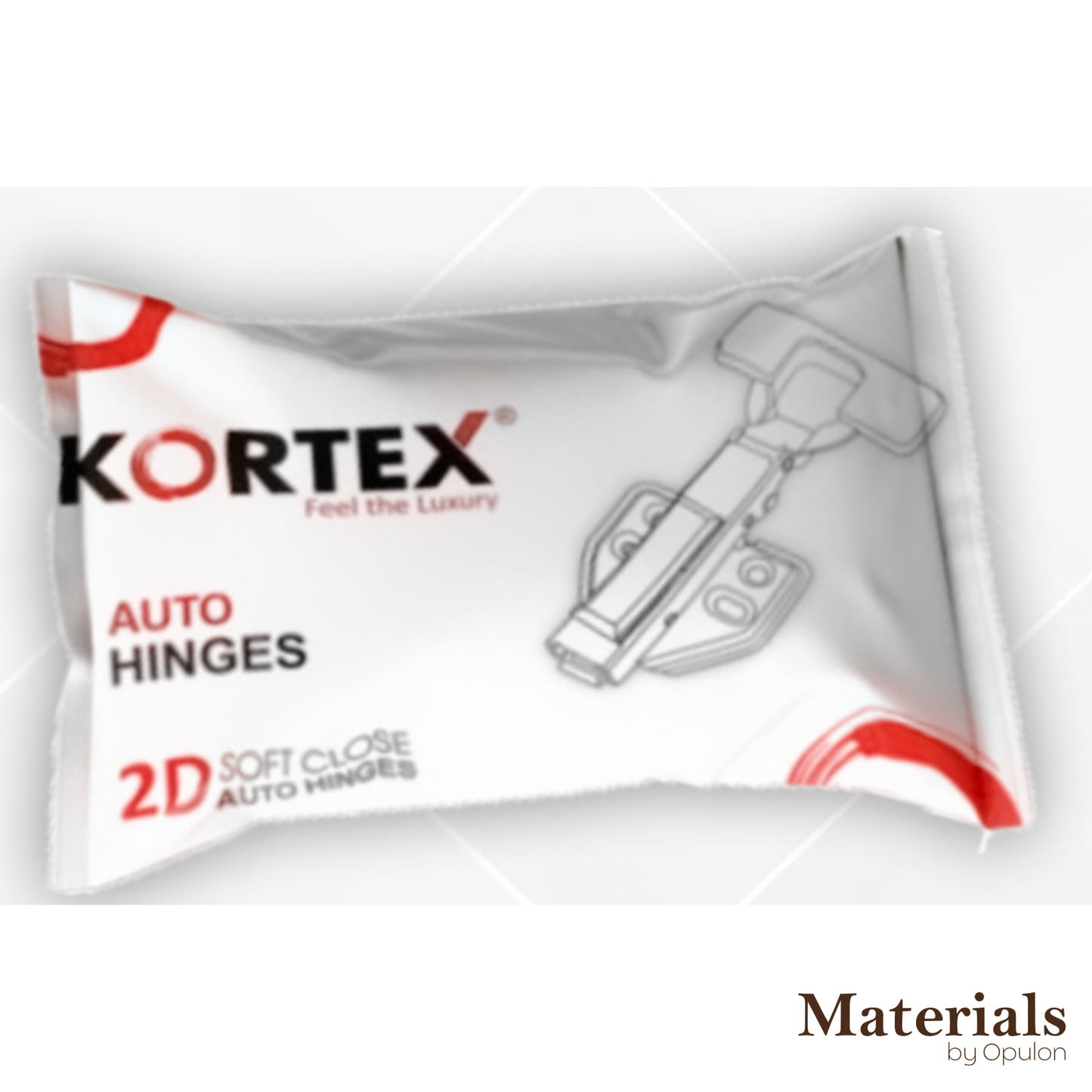 Kortex - Soft Close Auto Hinge – 2D, SS Finish, 210 Gms