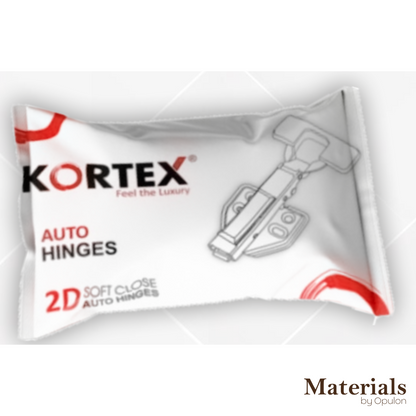 Kortex - Soft Close Auto Hinge – 2D, MS Finish, 180 Gms