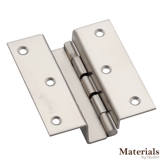BVM Stainless Steel (SS) Concealed W Hinge for Modular Kitchen, Wardrobe & Cabinet Doors
